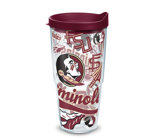 Florida State Seminoles - All Over 24oz Tumbler - Mann