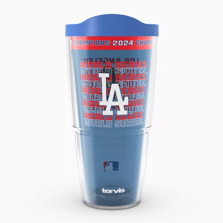 Los Angeles Dodgers - MLB 2024 World Series Champions Plastic Tumbler - Mann