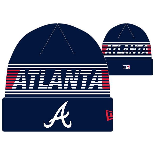 Atlanta Braves - MLB 24 Sport Knit OTC OSFM Beanie, New Era - Mann