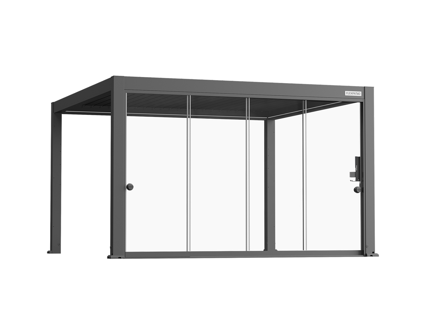 FlexPatio Glass Door – Round Handle