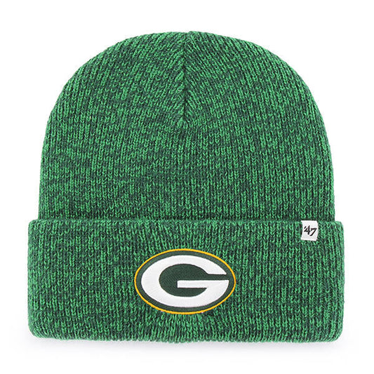 Green Bay Packers - Brain Freeze Cuff Knit Beanie, 47 Brand - Mann