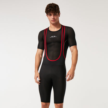 Oakley Icon Classic Bib Shorts ‘Blackout/Redline’