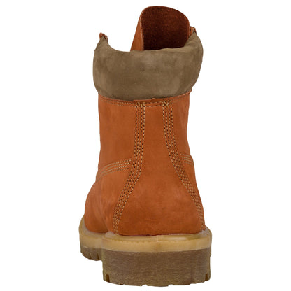 Size 10.5M Timberland 6-Inch Premium Boots 'Burnt Orange'