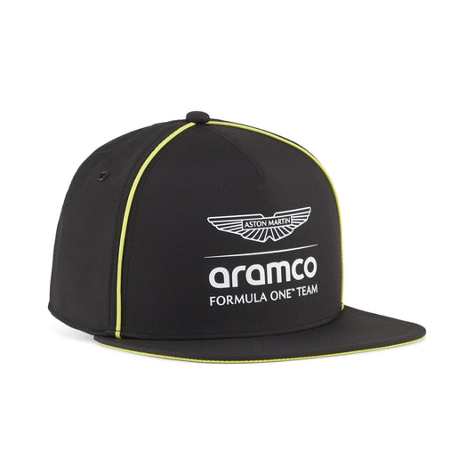 Puma x Aston Martin Aramco F1 Team Flat Brim Cap 'Black'