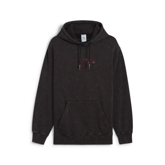 Puma x Squid Game Graphic Fleece Hoodie 'Black'