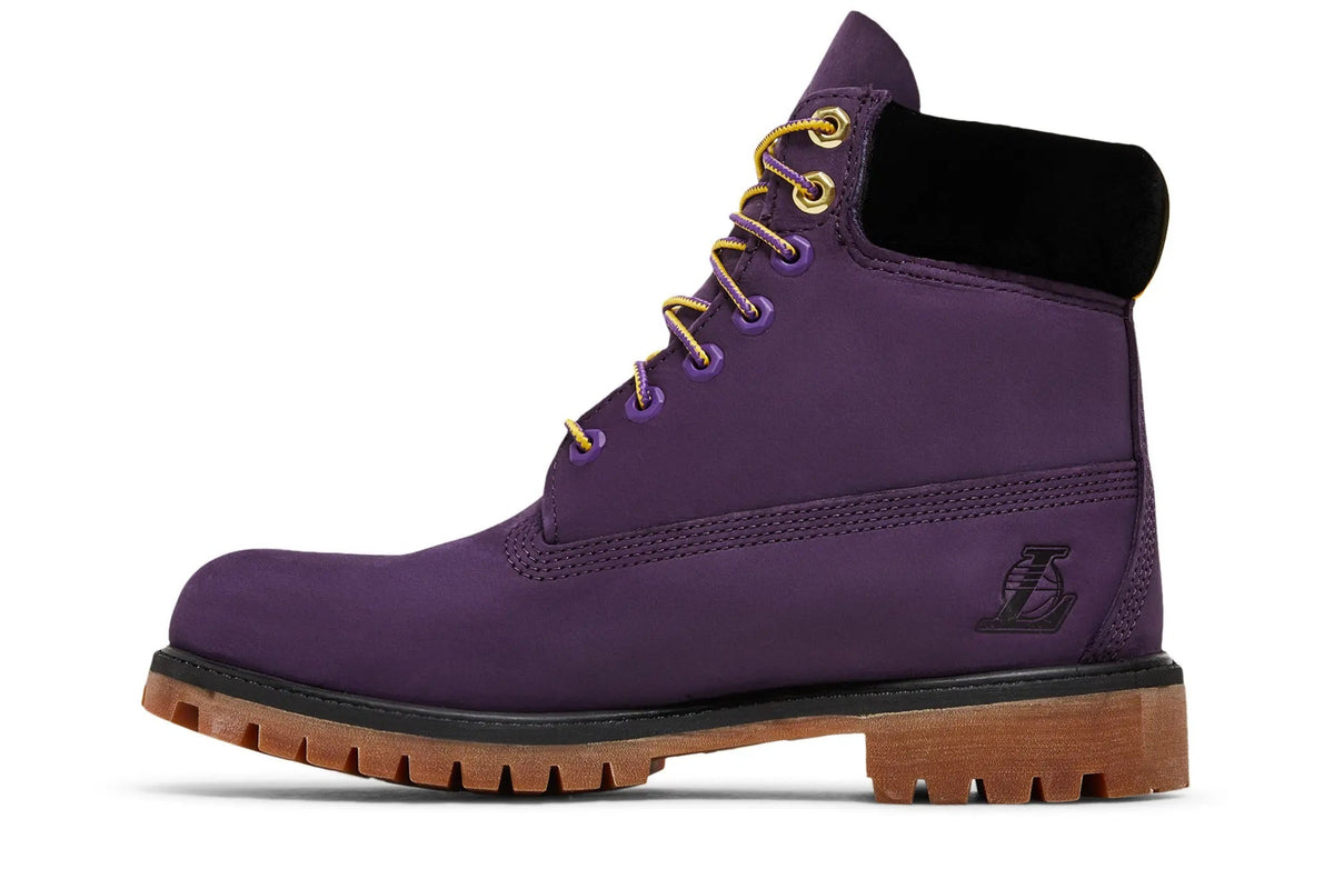 Size 10M Timberland x NBA 6-Inch Premium Boots ‘Los Angeles Lakers’