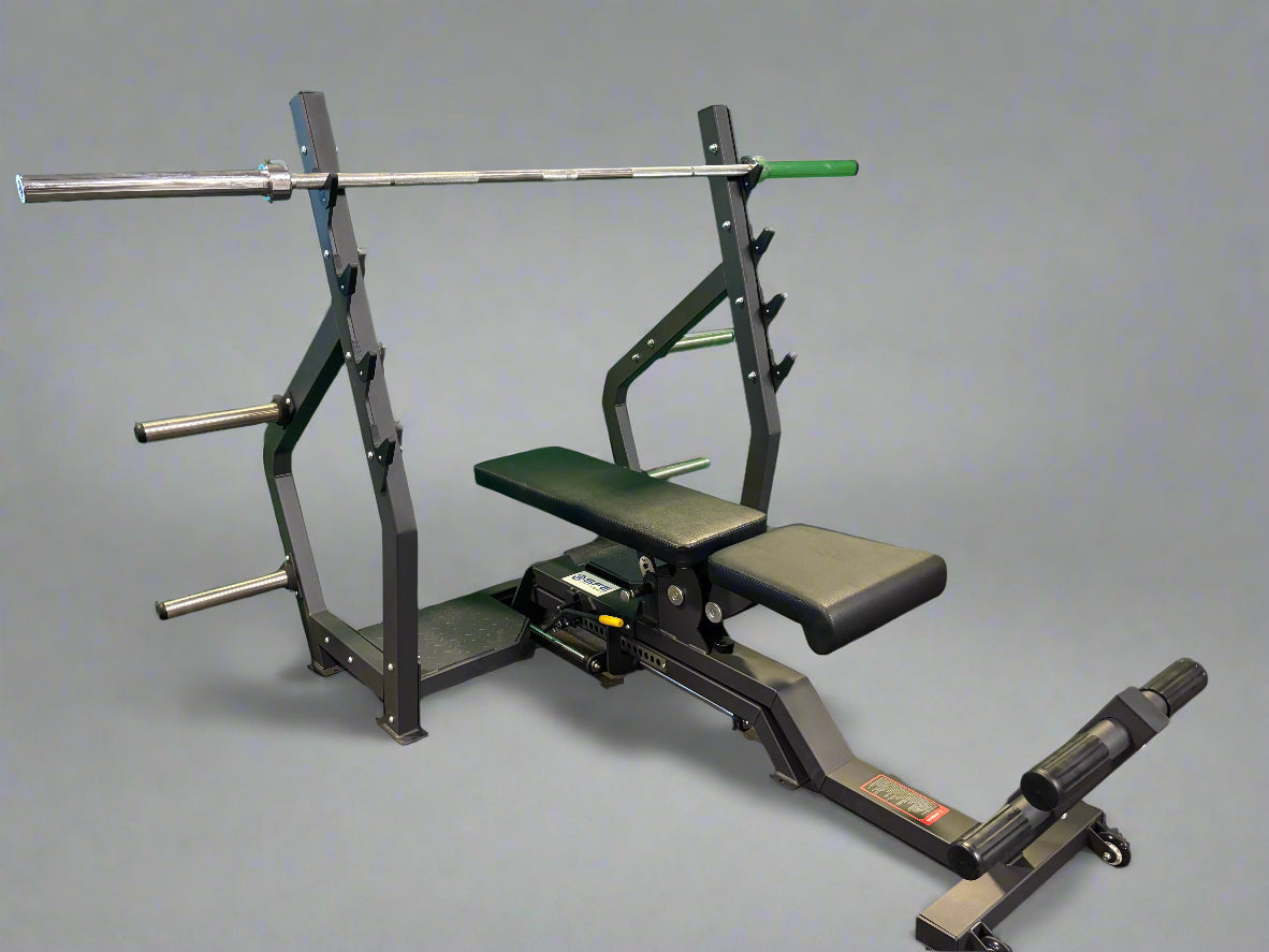 SFE Fully Adjustable Olympic Bench Press, Full Incline & Decline