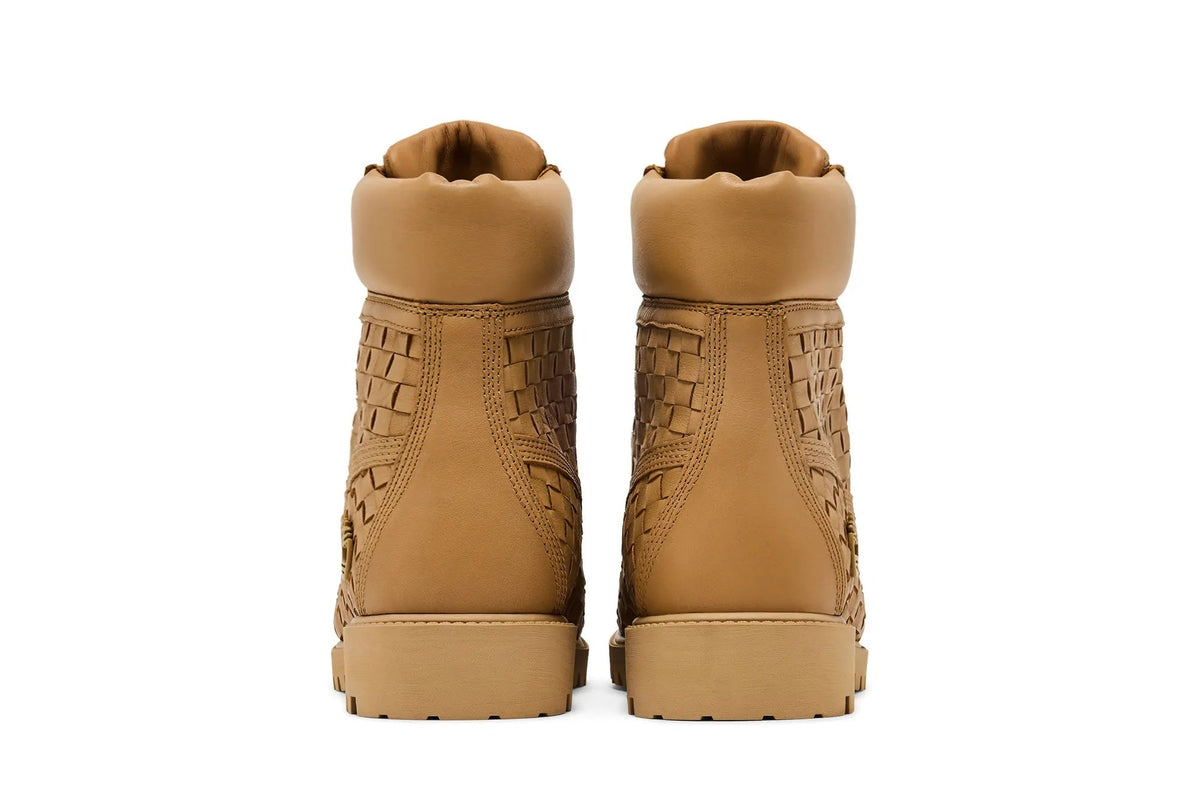 Size 8.5/9M Timberland Textured Premium 6-Inch Boots ‘Beige’