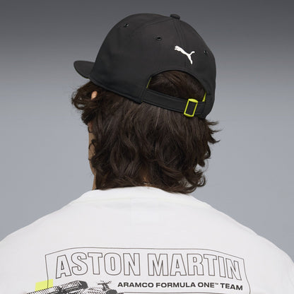 Puma x Aston Martin Aramco F1 Team Flat Brim Cap 'Black'