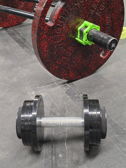 Weight It Out - Standard 1" Cast Iron Machined Loadable Dumbbell Sets