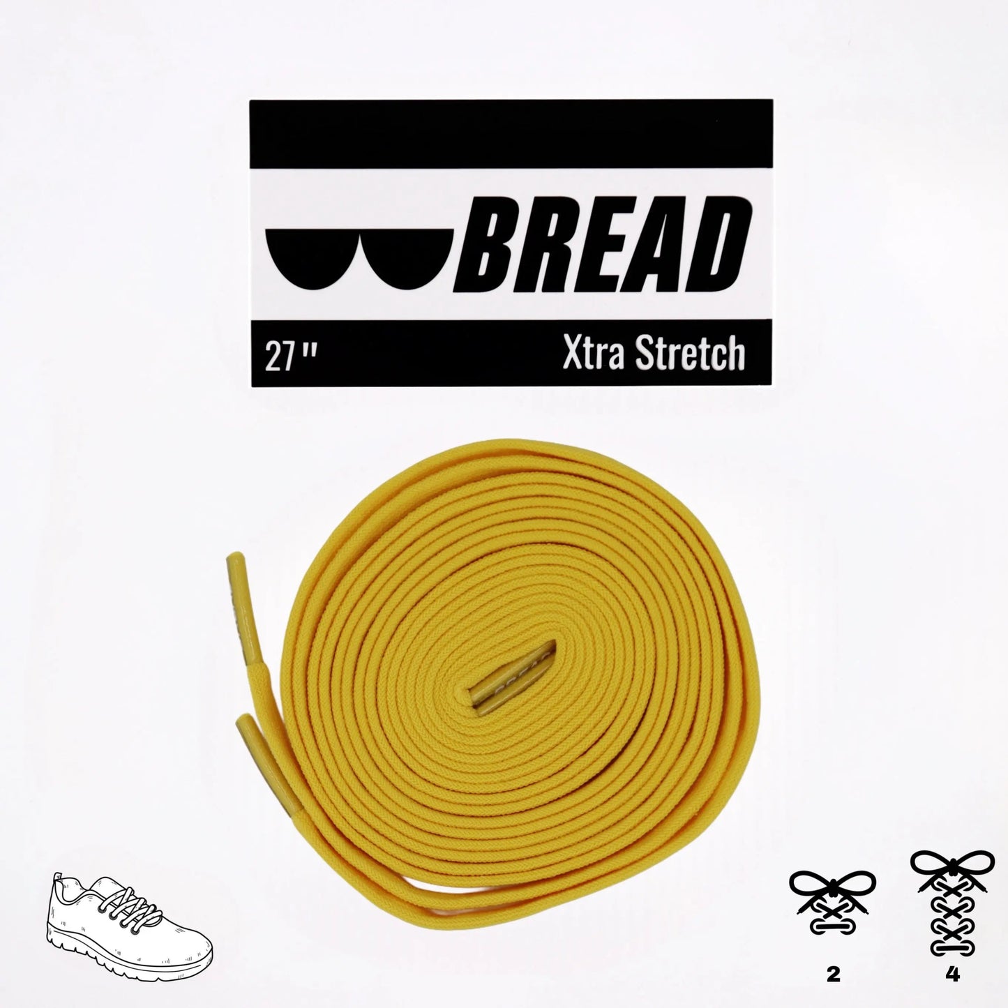 BREAD Laces 'Corona Yellow'