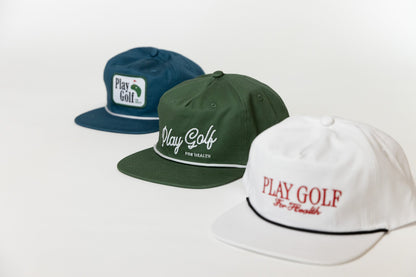 Match South Play Golf For Health Hat