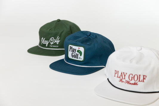 Match South Play Golf For Health Hat