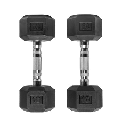 Barbell Standard - Rubber Hex Dumbbells - Mann