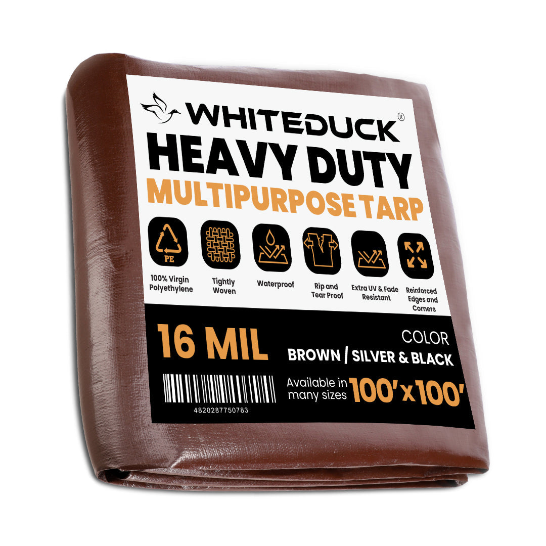WDO Super Heavy Duty Poly Tarp Cover Thick 16 Mil, 8 oz