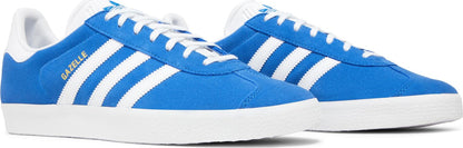 Size 10.5M Adidas Gazelle 'Blue White'