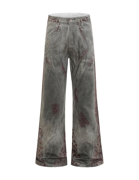 UNDEVELOPED Bloodstain Flare Denim