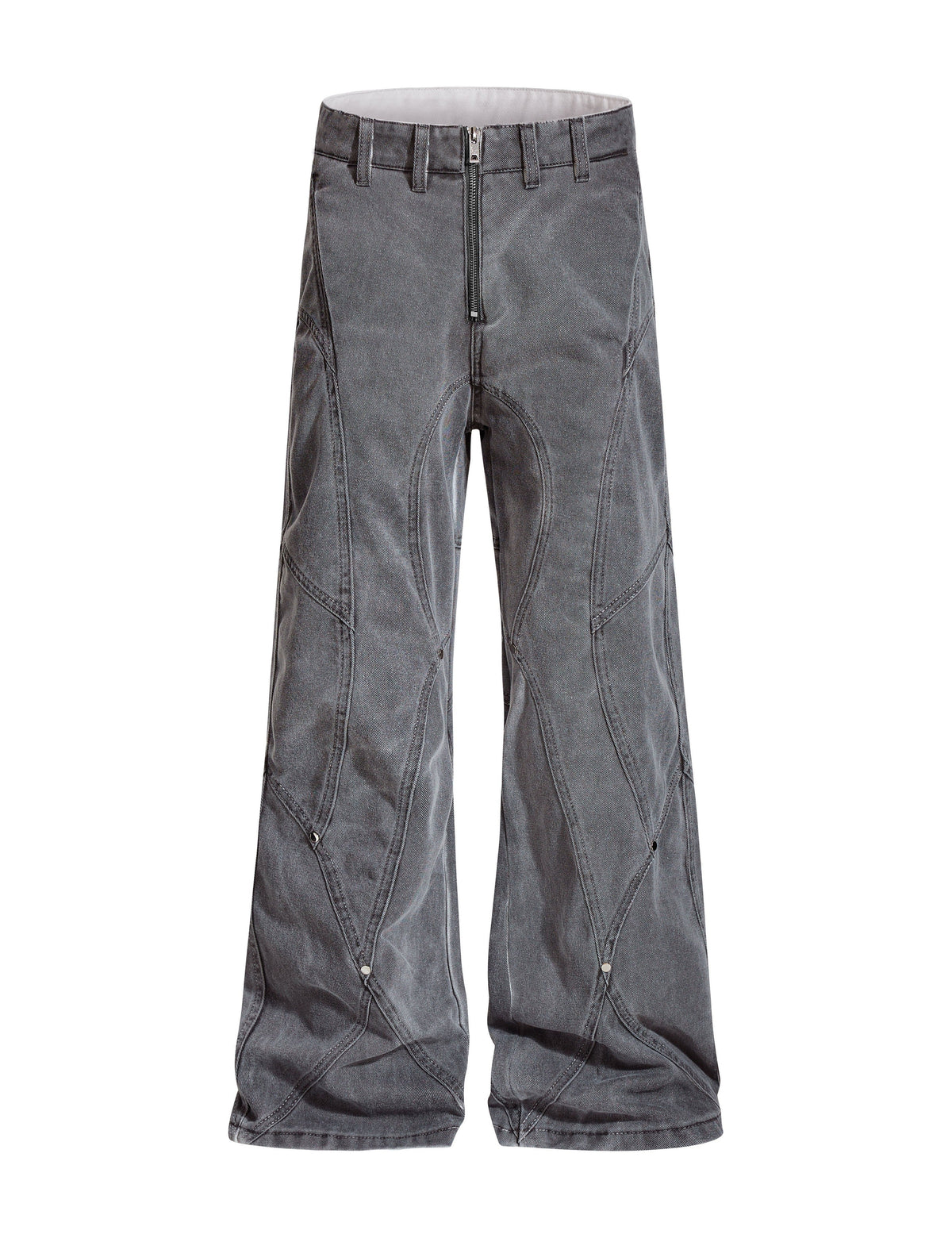 UNDEVELOPED Grey Panel Denim