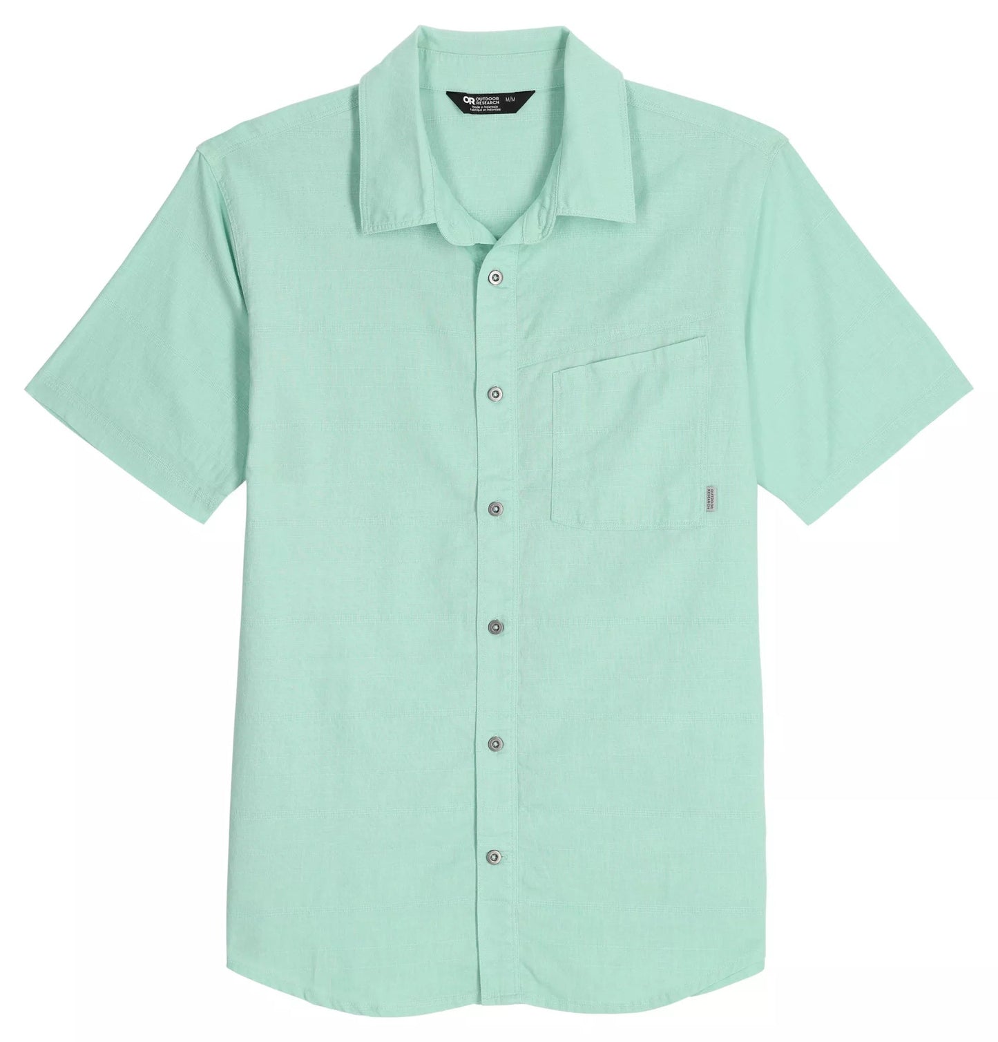 Size L Outdoor Research Weisse Button Down UPF 30 Shirt 'Calcite'