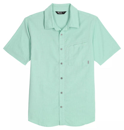 Size L Outdoor Research Weisse Button Down UPF 30 Shirt 'Calcite'
