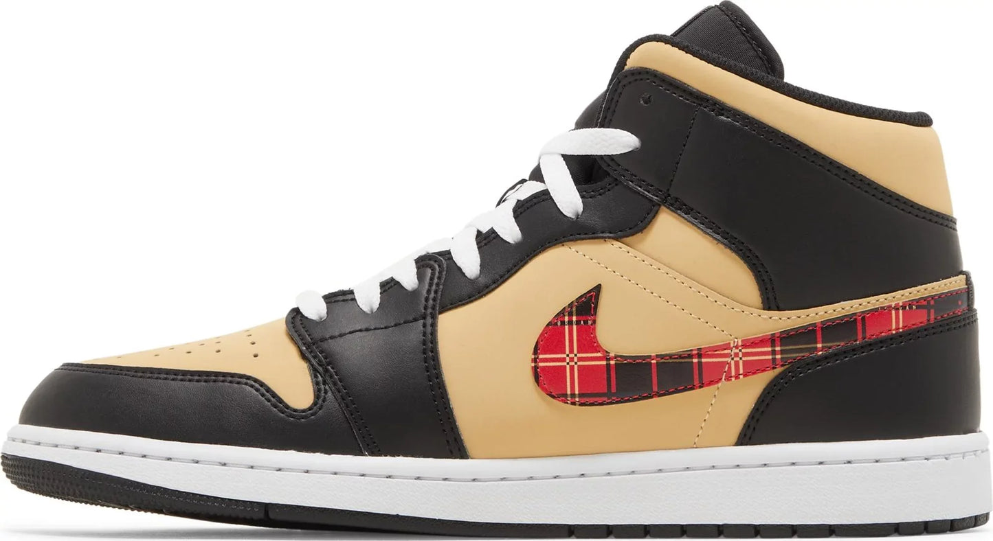Jordan 1 Mid SE 'Tartan Swoosh'
