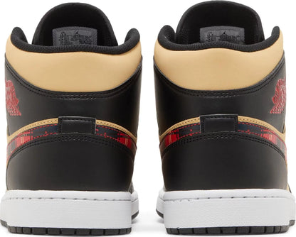 Jordan 1 Mid SE 'Tartan Swoosh'