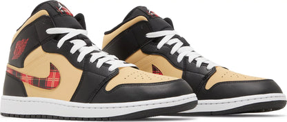 Jordan 1 Mid SE 'Tartan Swoosh'