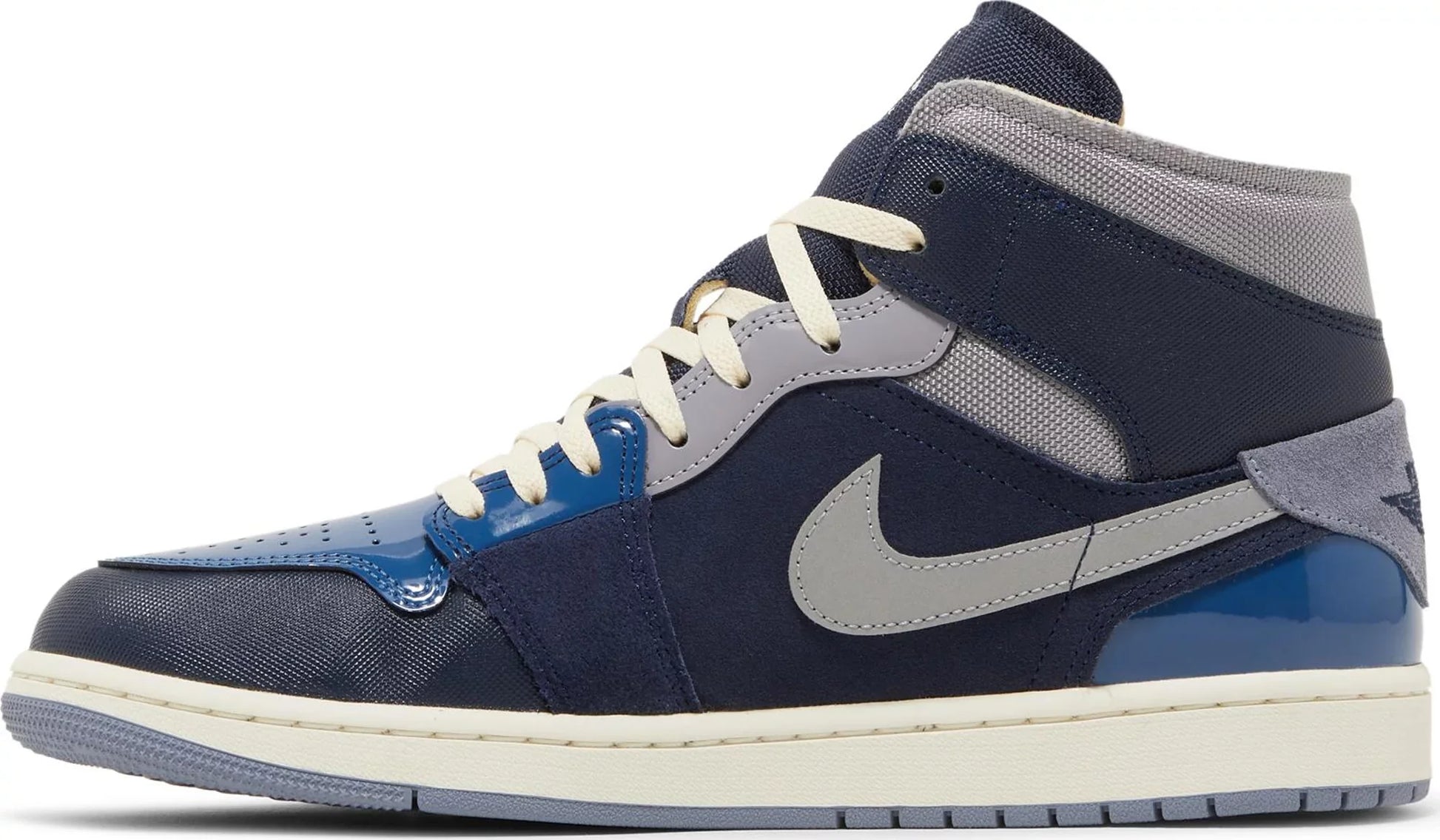Size 9M Jordan 1 Retro Mid SE Craft 'Inside Out - Obsidian'