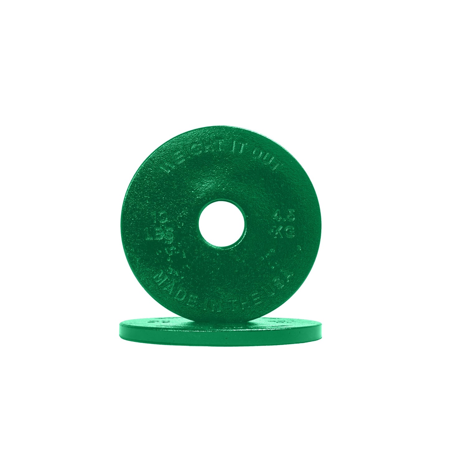 Weight It Out - Standard 1" Center Hole Cast Iron Machined Weight Plate Pairs