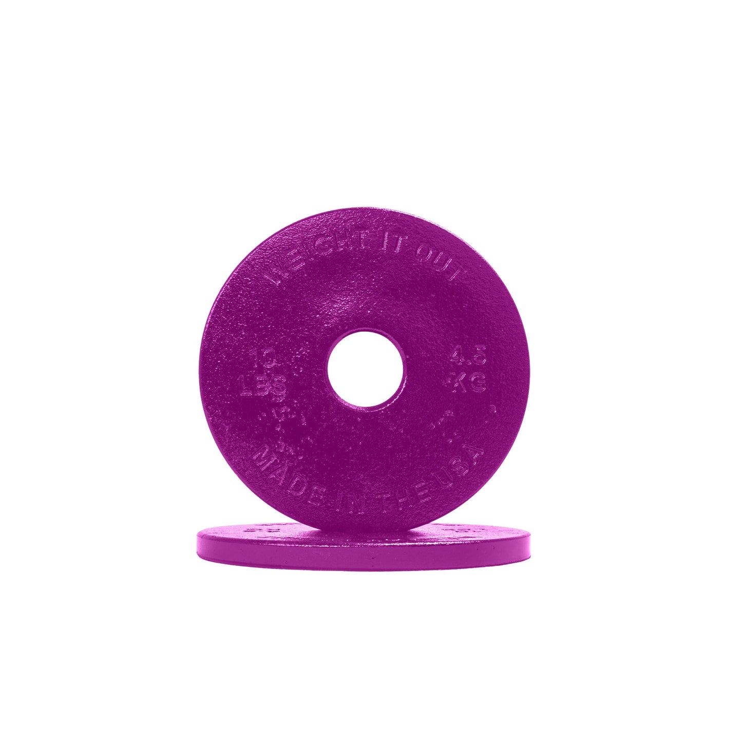 Weight It Out - Standard 1" Center Hole Cast Iron Machined Weight Plate Pairs