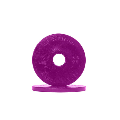 Weight It Out - Standard 1" Center Hole Cast Iron Machined Weight Plate Pairs