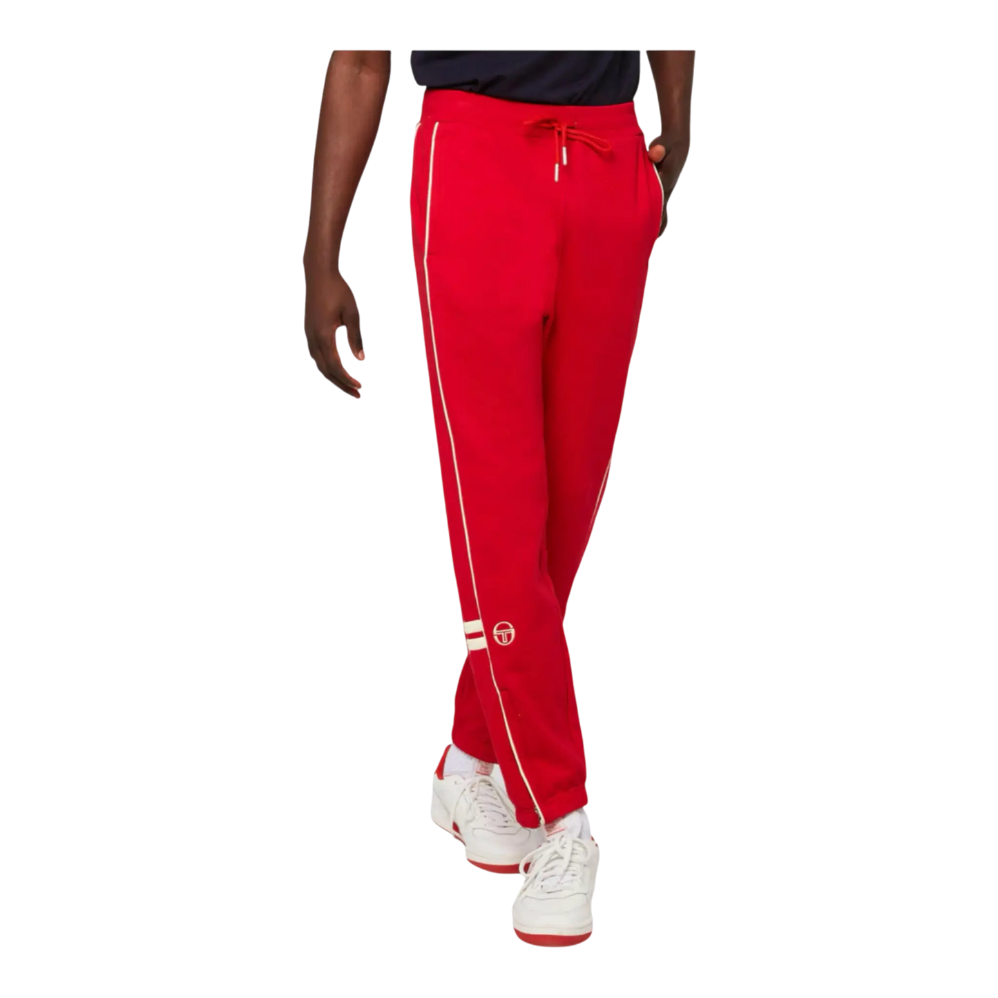 Size M Sergio Tacchini Ascot Men Sweatpants Tango Red