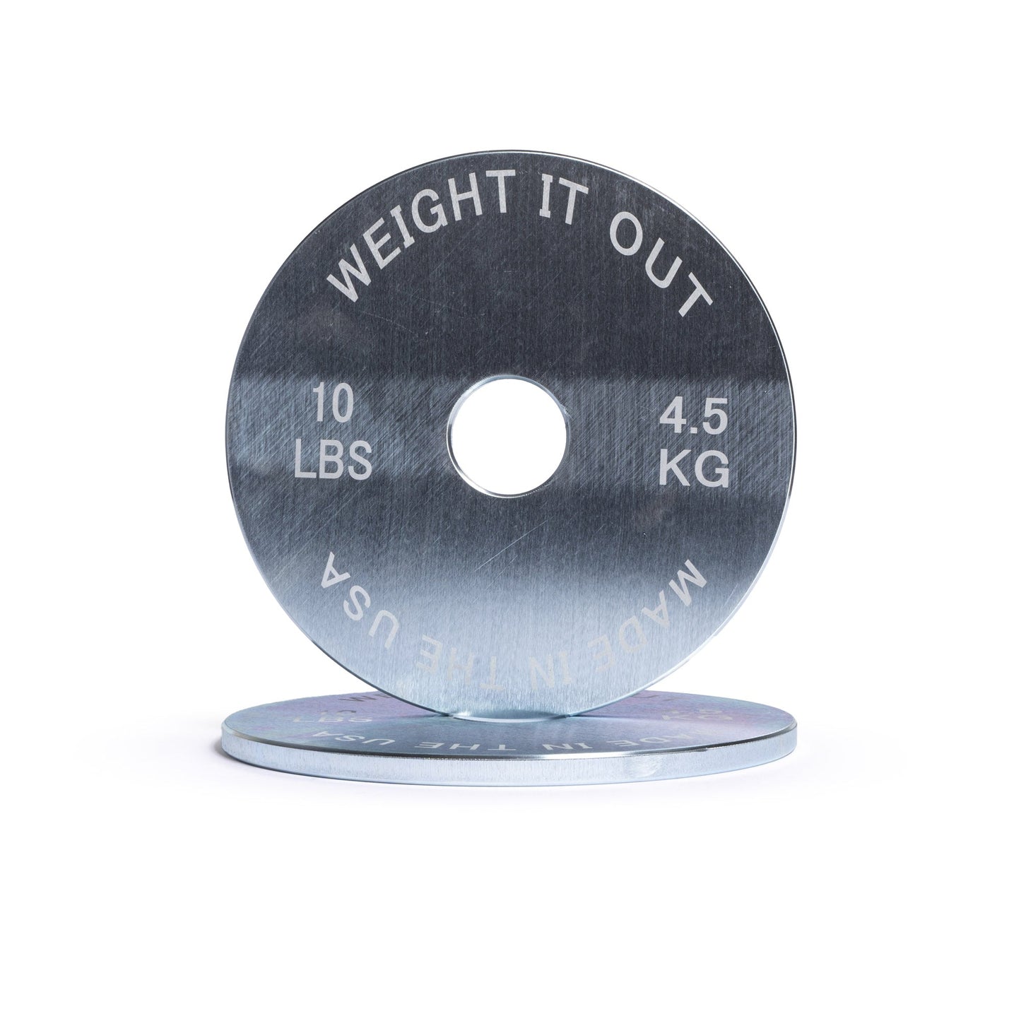 Pre-Order: Weight It Out - Custom Engraved Solid Steel Calibrated Weight Plate Pairs