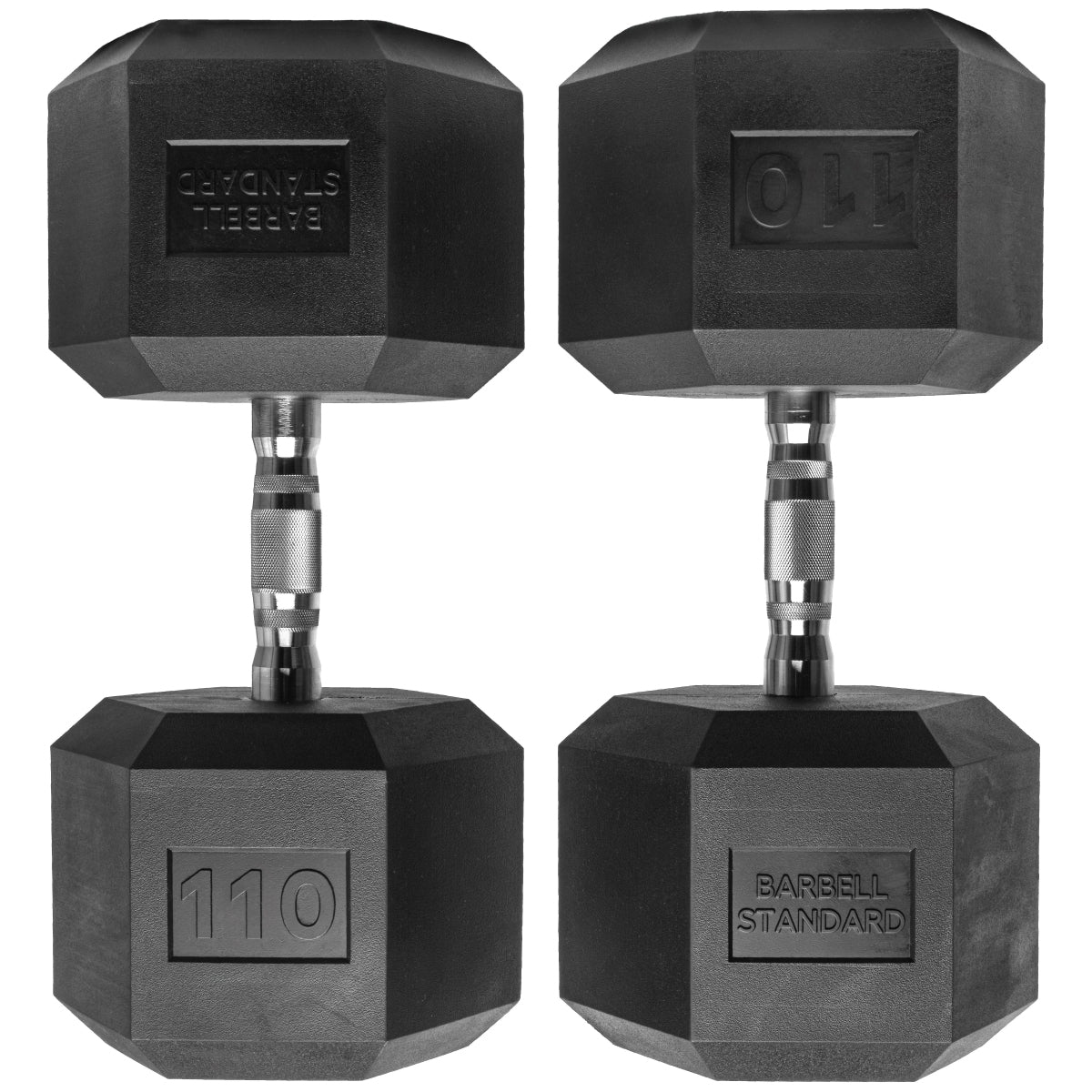 Barbell Standard - Rubber Hex Dumbbells - Mann
