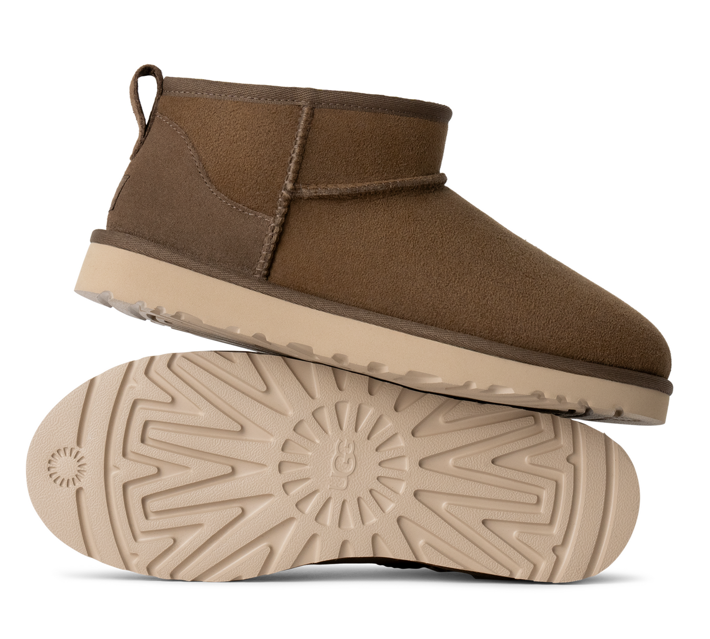 Size 8/9M UGG Classic Ultra Mini Boot 'Hickory'