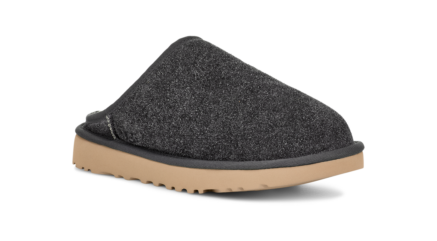 Size 10M UGG Classic Slip-On Shaggy 'Dark Grey'