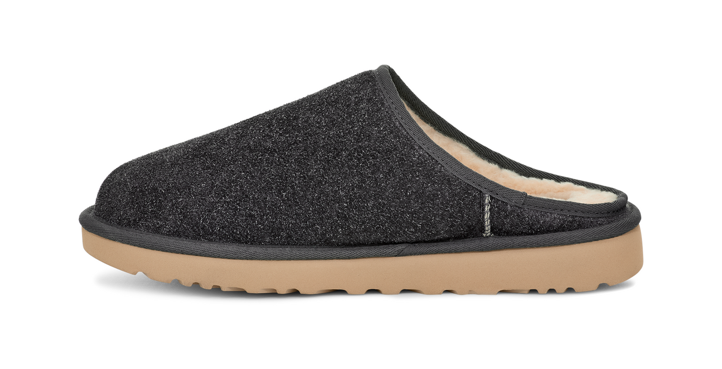 Size 10M UGG Classic Slip-On Shaggy 'Dark Grey'