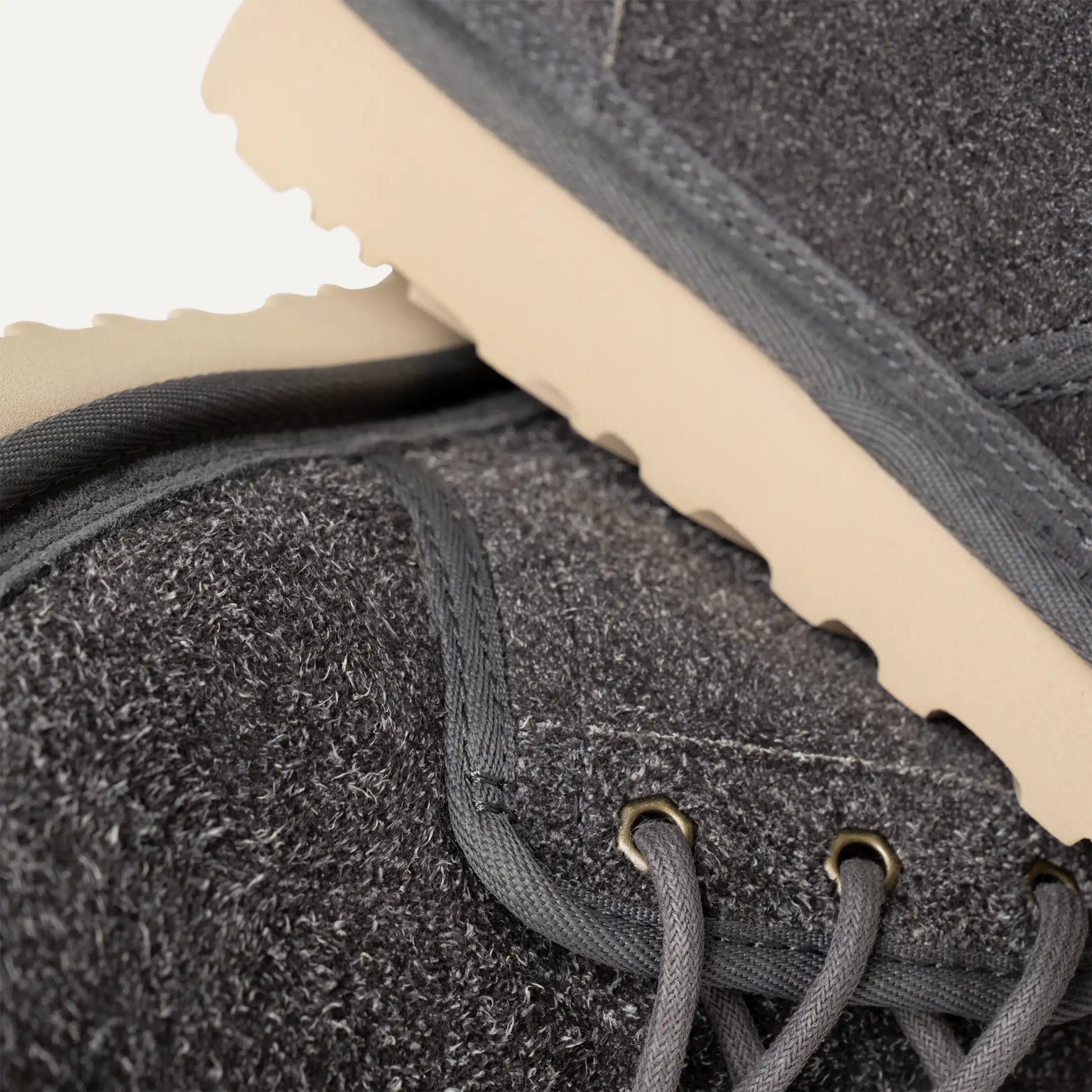 Size 10M UGG Neumel Shaggy Suede Boot 'Dark Grey'