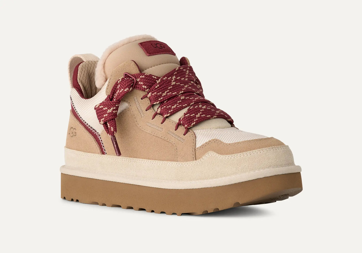 UGG Lowmel 'Driftwood/Biking Red'