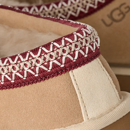 UGG Tasman II Slipper 'Driftwood Biking Red'