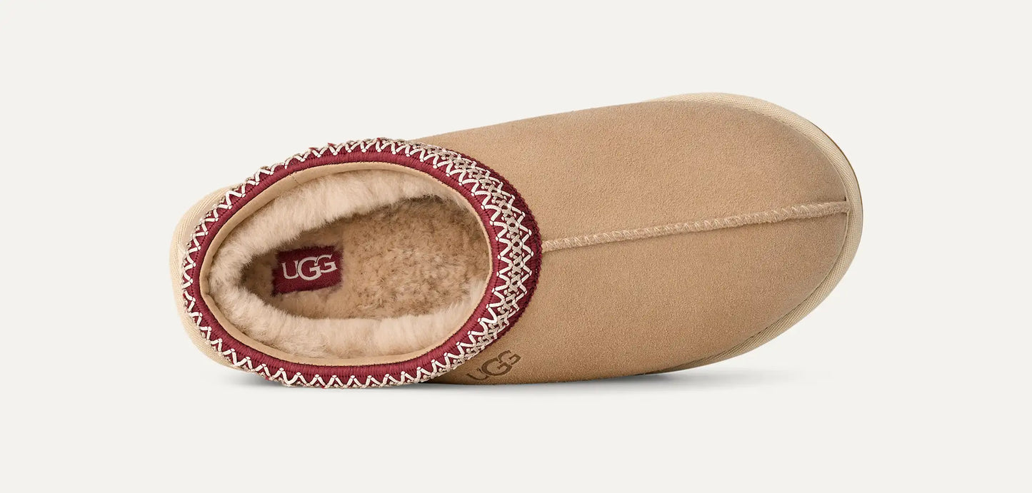 UGG Tasman II Slipper 'Driftwood Biking Red'