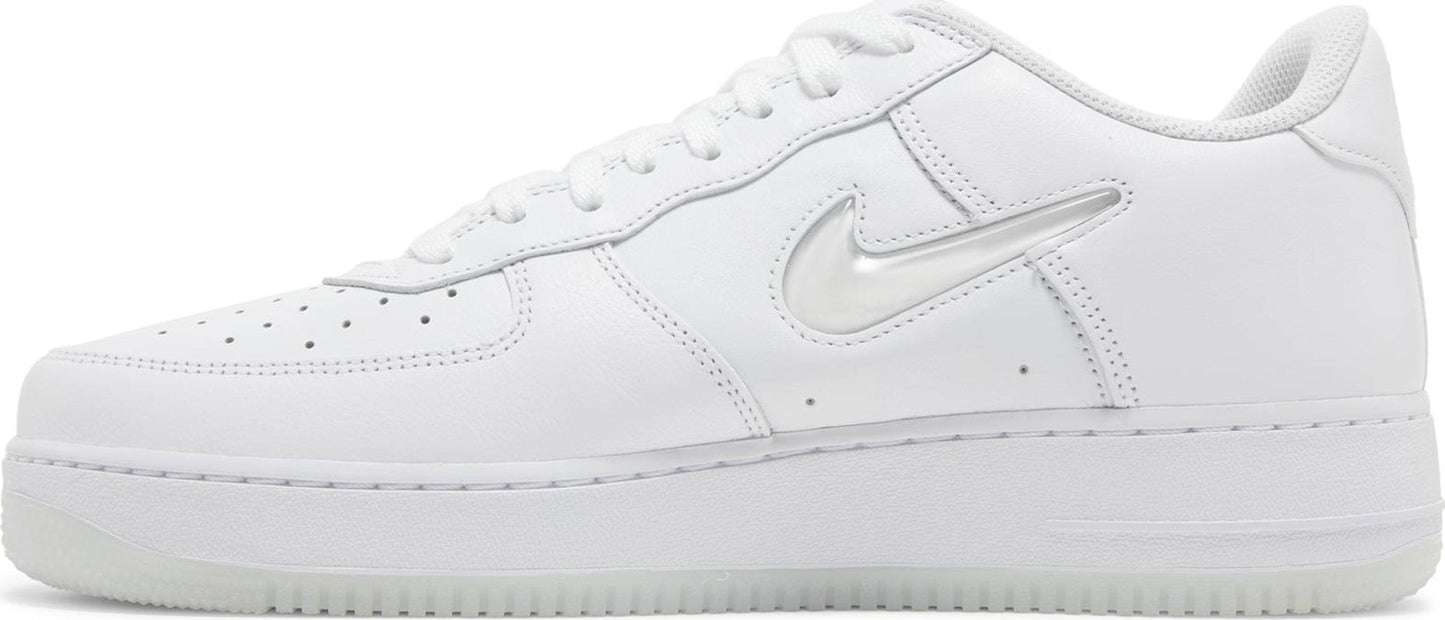 Size 14M Nike Air Force 1 Jewel 'Color of the Month - Triple White'
