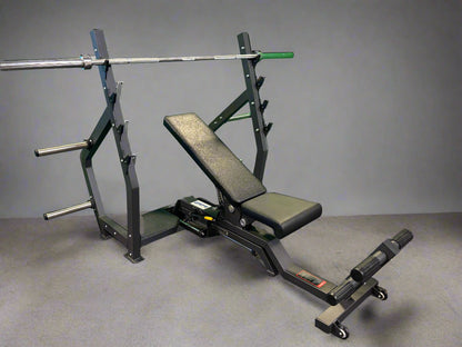 SFE Fully Adjustable Olympic Bench Press, Full Incline & Decline