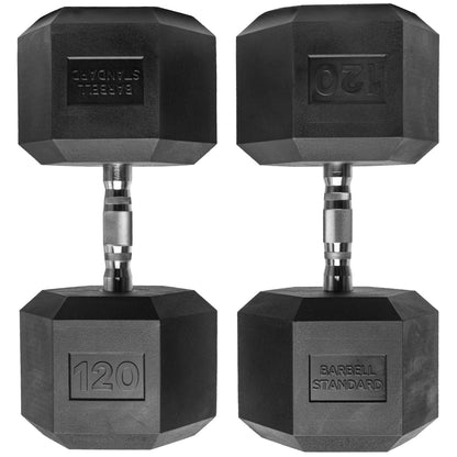 Barbell Standard - Rubber Hex Dumbbells - Mann