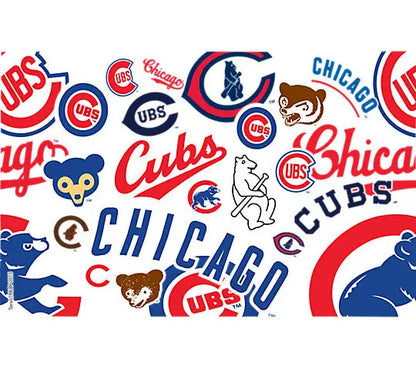Chicago Cubs - All Over Plastic Tumbler - Mann