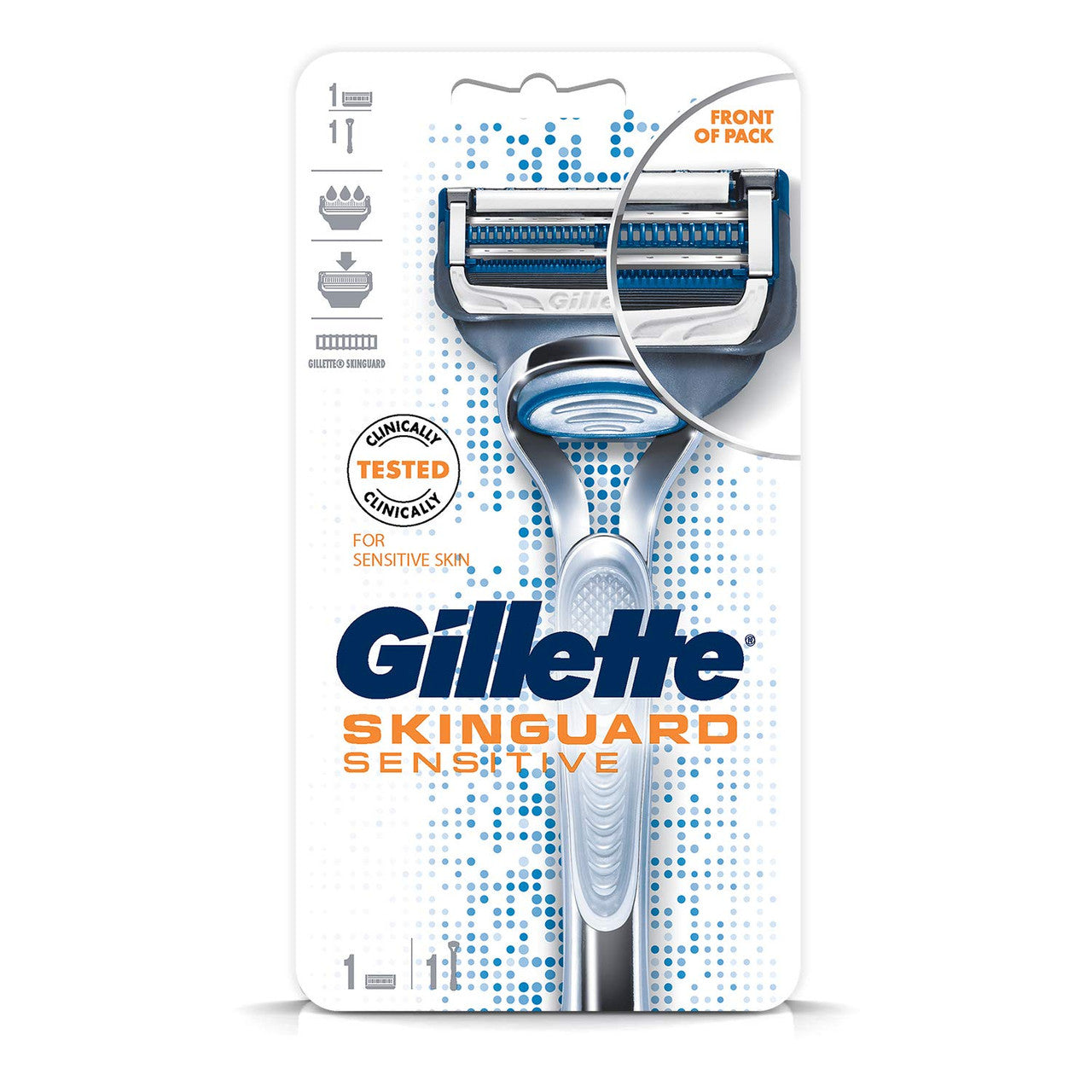 Gillette SkinGuard Razor, Handle + Cartridge
