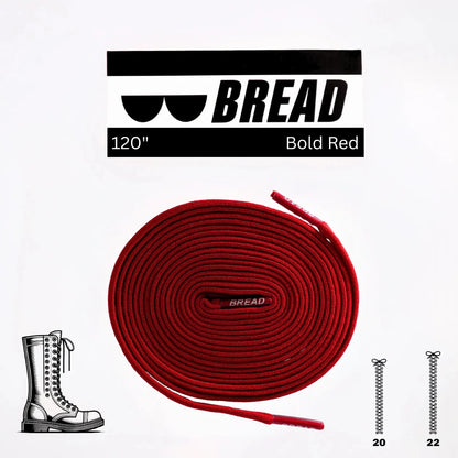 BREAD Laces 'Bold Red'
