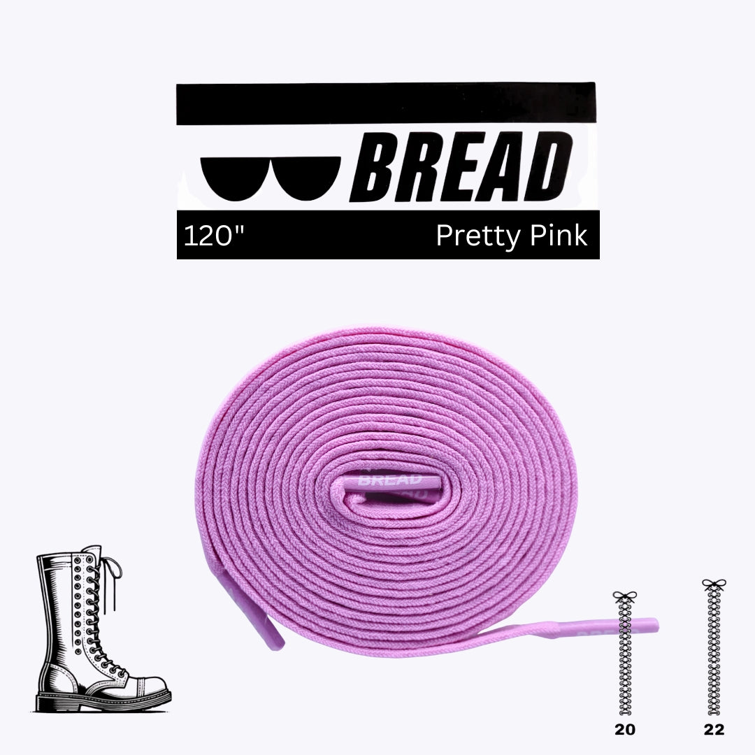 BREAD Laces 'Pretty Pink'
