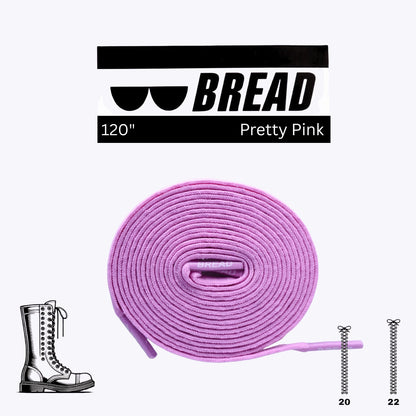BREAD Laces 'Pretty Pink'