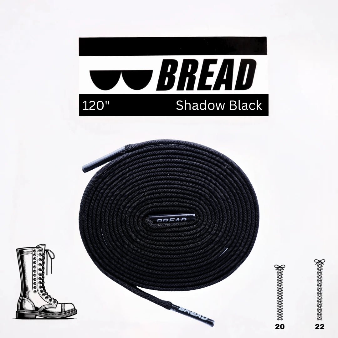 BREAD Laces 'Shadow Black'